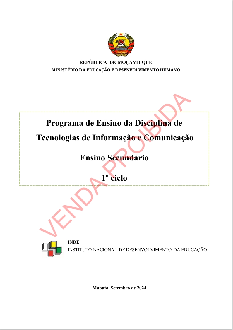 Programa de Ensino da Disciplina de TIC's do 1º Ciclo do Ensino Secundário