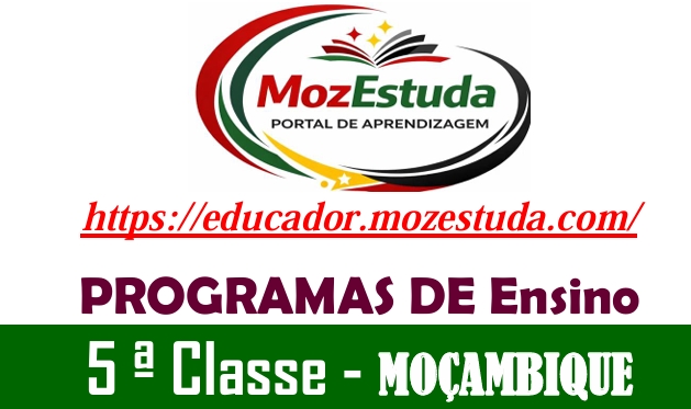 Programas de Ensino da 5ª Classe em PDF