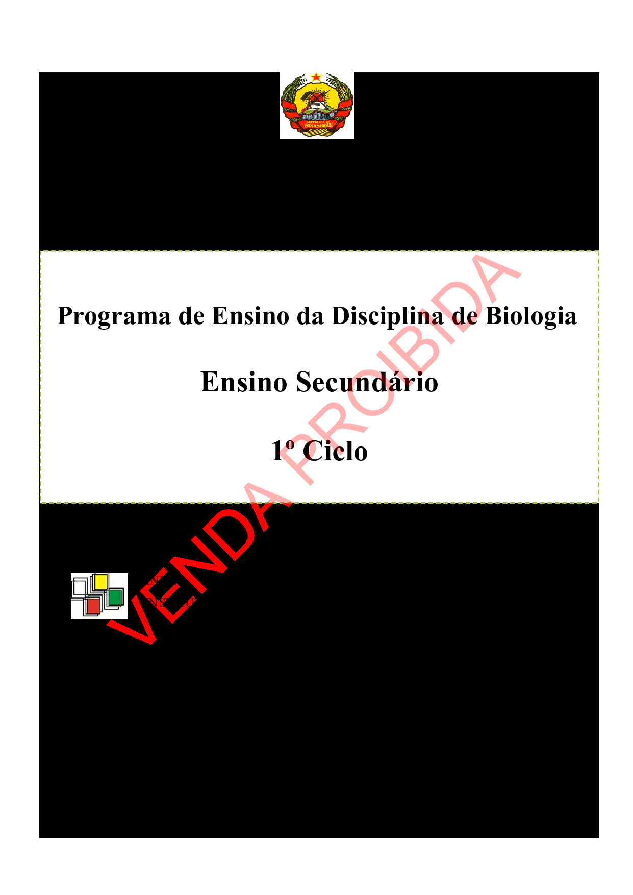 Programas de Biologia do 1º Ciclo (7ª; 8ª e 9ª Classes)